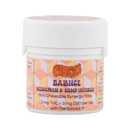 Funkies Balance – Mushroom & 1:1 CBD:THC Mini Sweet Tarts