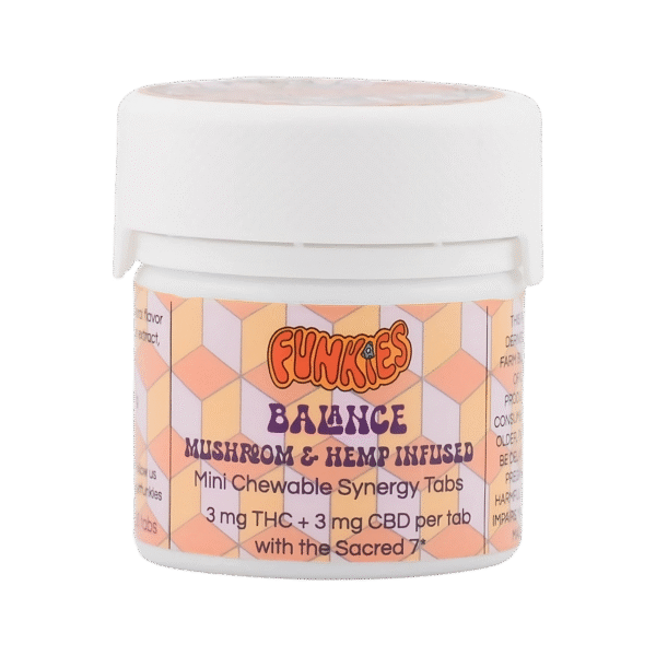 Funkies Balance – Mushroom & 1:1 CBD:THC Mini Sweet Tarts