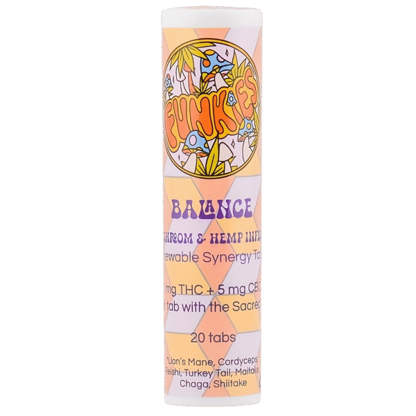 Funkies Balance – Mushroom & 1:1 CBD:THC Sweet Tarts