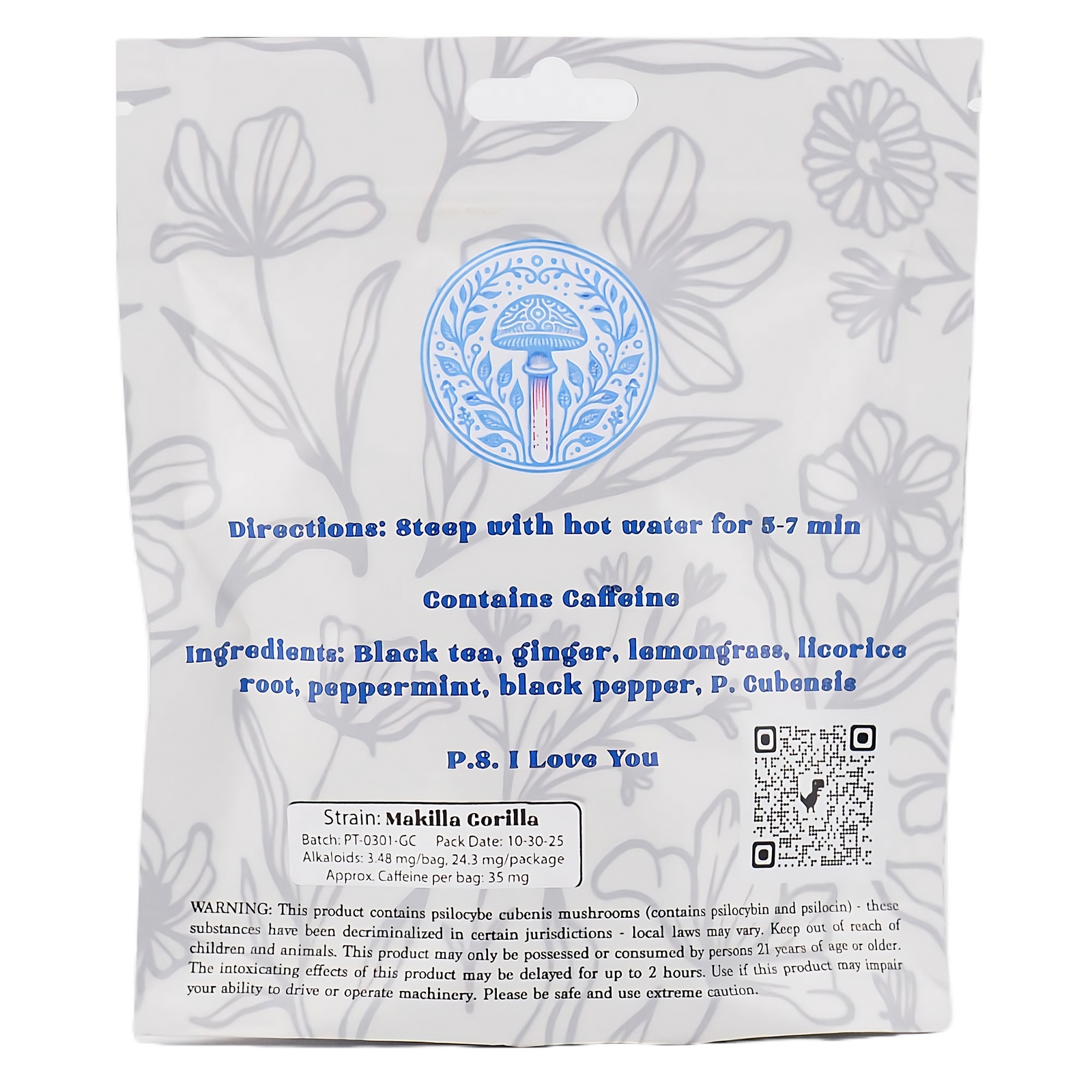 Organic Ginger Chai Psily Tea