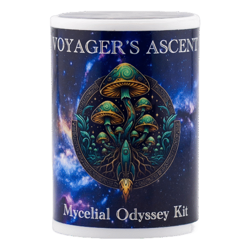 Voyager's Ascent - Bluey Vuitton Mushrooms